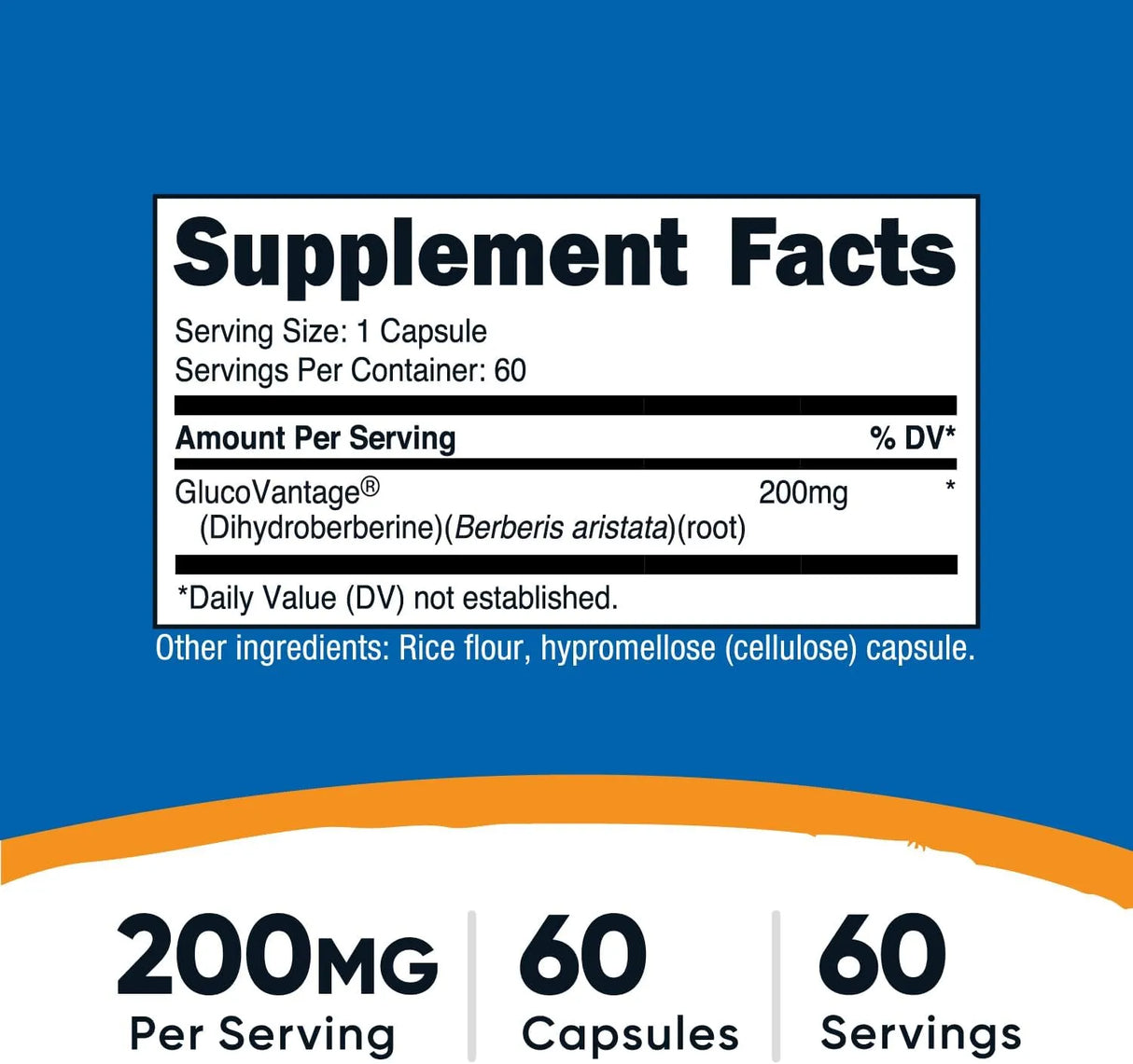 NUTRICOST - Nutricost Dihydroberberine 200Mg. 60 Capsulas - The Red Vitamin MX - Suplementos Alimenticios - {{ shop.shopifyCountryName }}