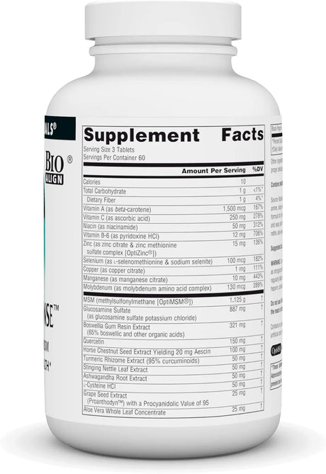 SOURCE NATURALS - Source Naturals Ultra Joint Response 180 Tabletas - The Red Vitamin MX - Suplementos Alimenticios - {{ shop.shopifyCountryName }}