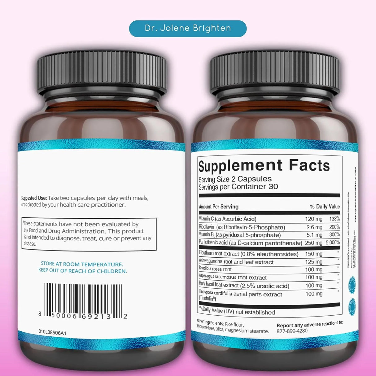 DR. BRIGHTEN - Dr. Brighten Adrenal Support 60 Capsulas - The Red Vitamin MX - Suplementos Alimenticios - {{ shop.shopifyCountryName }}