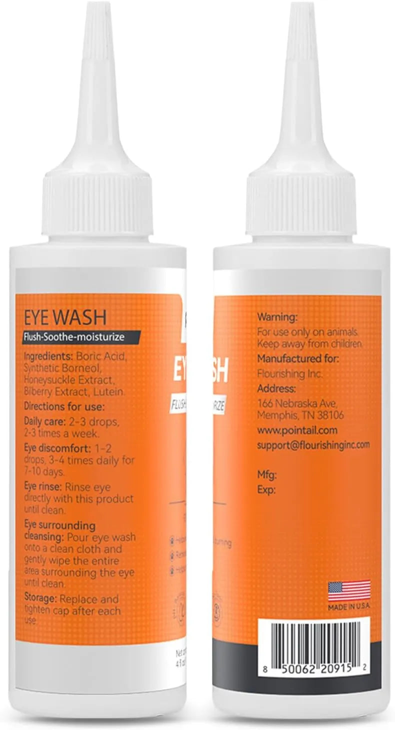 POINTAIL - Pointail Dog Eye Drops 4 Fl.Oz. - The Red Vitamin MX - Cuidado De Los Ojos De Los Perros - {{ shop.shopifyCountryName }}