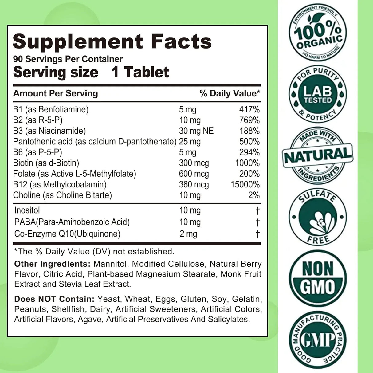 ENVYCURE - EnvyCure Sugar Free Vitamin B Complex 90 Tabletas 2 Pack - The Red Vitamin MX - Suplementos Alimenticios - {{ shop.shopifyCountryName }}