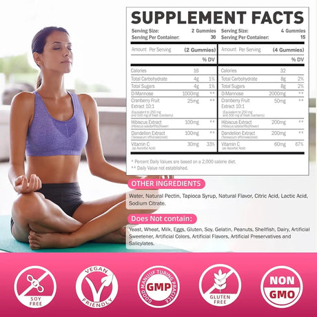 JOYWIIT - Joywiit D-Mannose Gummies with Cranberry 60 Gomitas 2 Pack - The Red Vitamin MX - Suplementos Alimenticios - {{ shop.shopifyCountryName }}