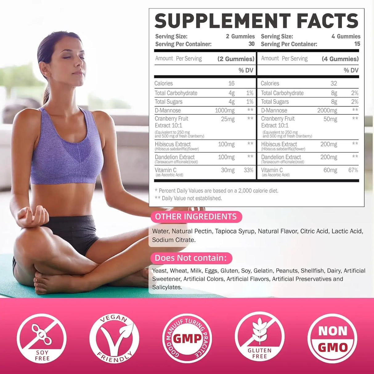 JOYWIIT - Joywiit D-Mannose Gummies with Cranberry 60 Gomitas 2 Pack - The Red Vitamin MX - Suplementos Alimenticios - {{ shop.shopifyCountryName }}