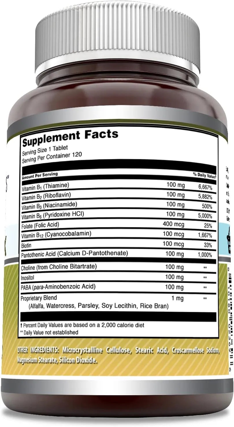 AMAZING FORMULAS - Amazing Formulas Vitamin B Complex 120 Tabletas - The Red Vitamin MX - Suplementos Alimenticios - {{ shop.shopifyCountryName }}