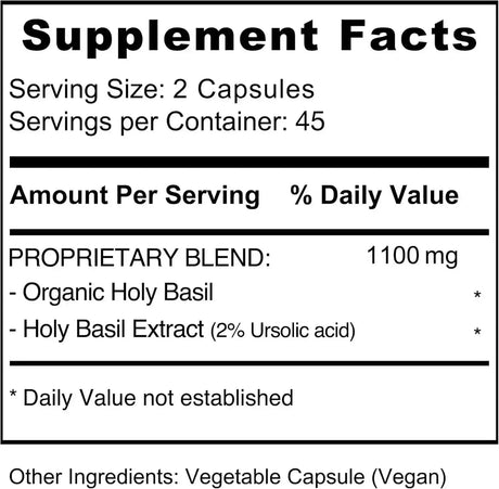 JIVA BOTANICALS - Jiva Botanicals Holy Basil 90 Capsulas - The Red Vitamin MX - Suplementos Alimenticios - {{ shop.shopifyCountryName }}