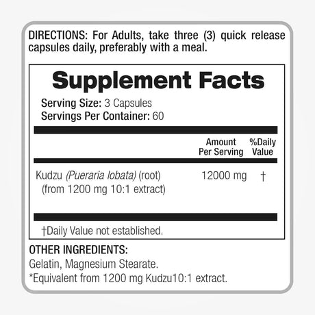 FITO MEDIC´S - FITO MEDIC'S Lab Kudzu Root 12000Mg. 180 Capsulas - The Red Vitamin MX - Suplementos Alimenticios - {{ shop.shopifyCountryName }}