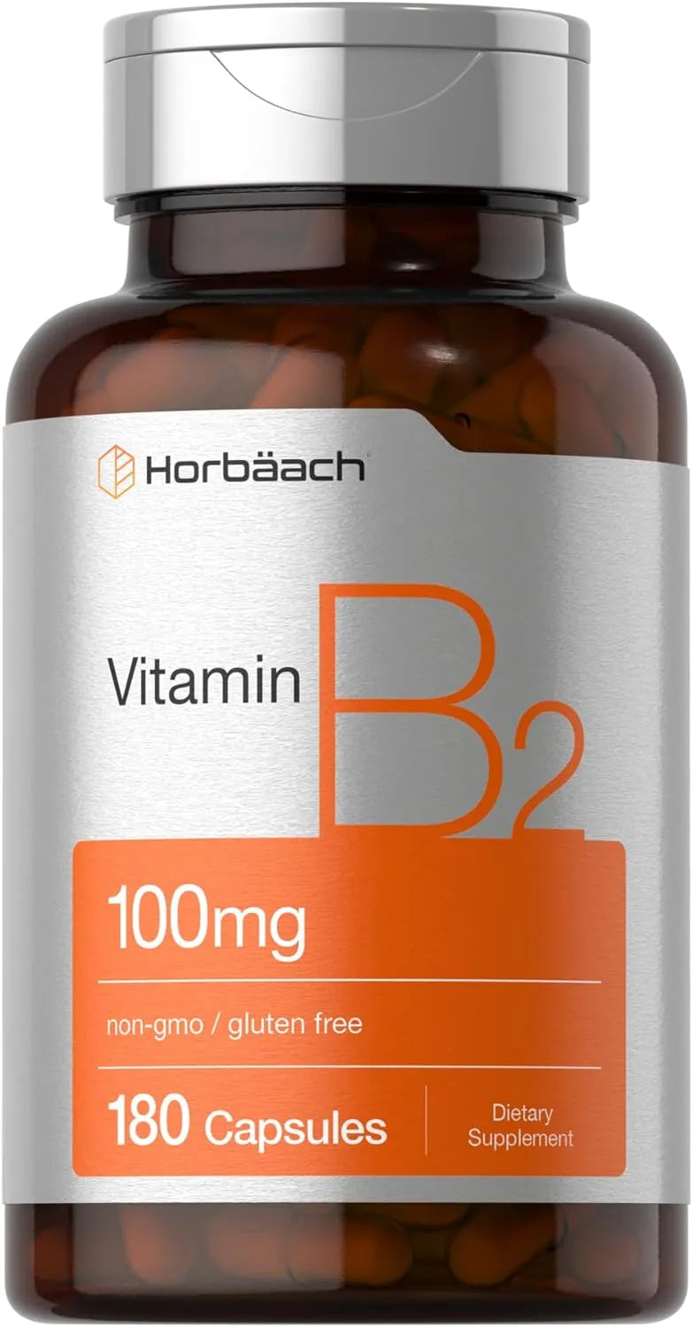 HORBAACH - Horbaach Vitamin B-2 100Mg. 180 Capsulas - The Red Vitamin MX - Suplementos Alimenticios - {{ shop.shopifyCountryName }}