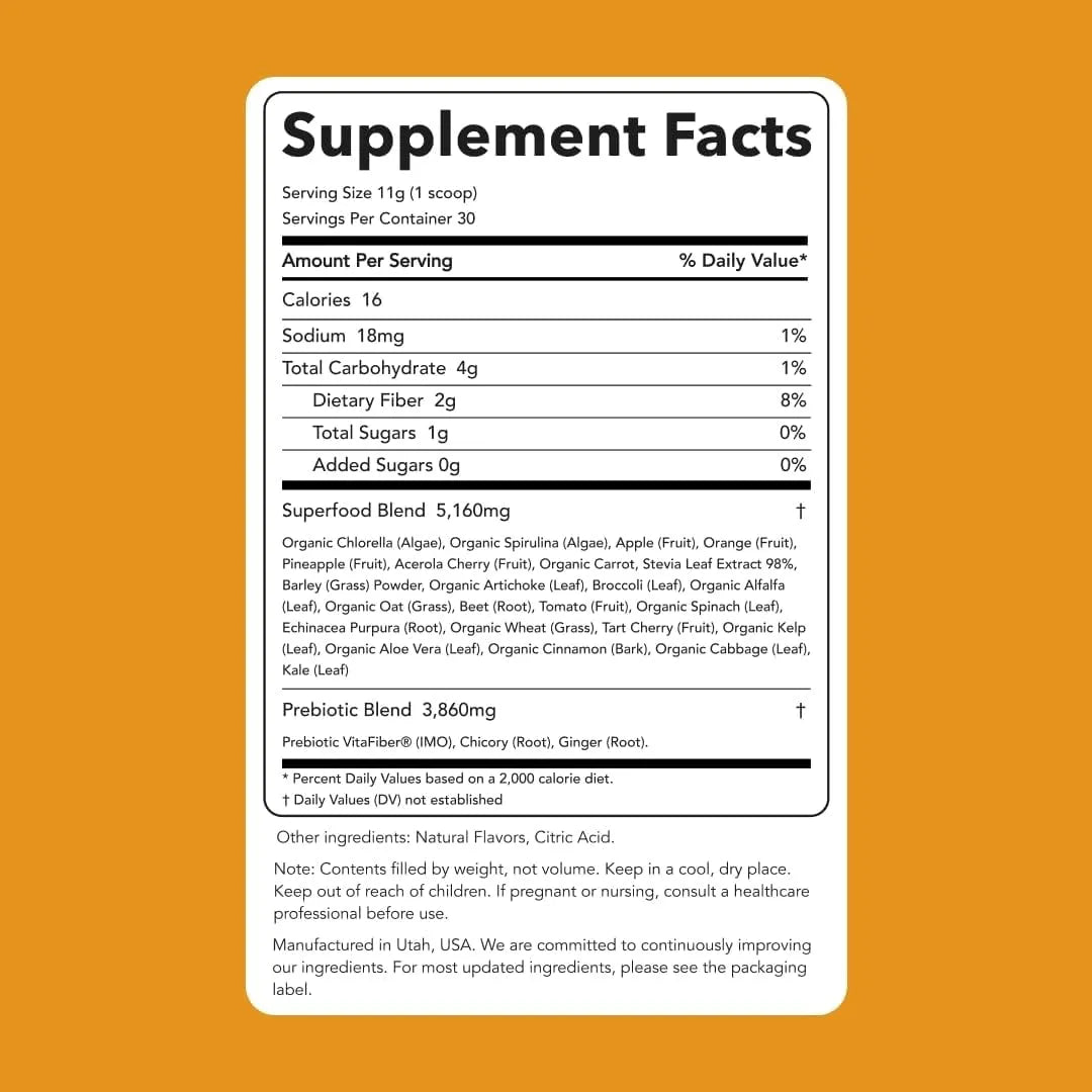 CLEAN SIMPLE EATS - Clean Simple Eats Tropical Greens Powder Mix 30 Servicios 330Gr. - The Red Vitamin MX - Suplementos Alimenticios - {{ shop.shopifyCountryName }}