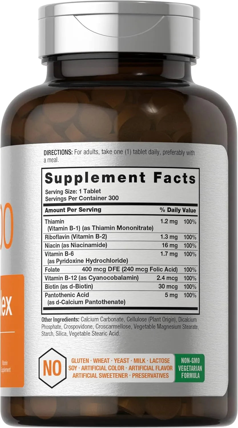 HORBAACH - Horbaach Vitamin B-100 Complex 300 Tabletas - The Red Vitamin MX - Suplementos Alimenticios - {{ shop.shopifyCountryName }}