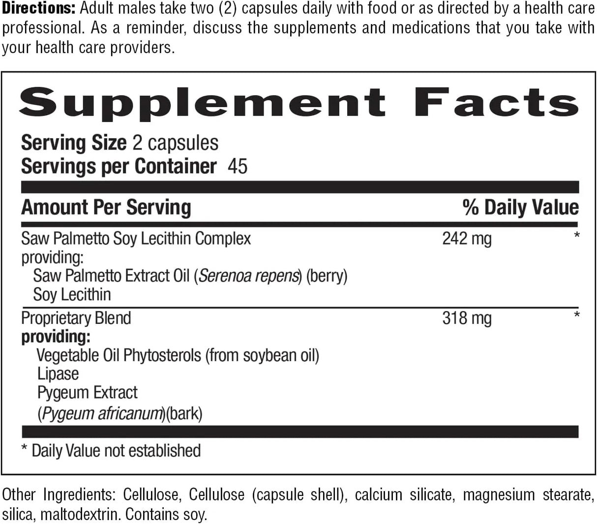 COUNTRY LIFE - Country Life Saw Palmetto & Pygeum Extract 90 Capsulas - The Red Vitamin MX - Suplementos Alimenticios - {{ shop.shopifyCountryName }}