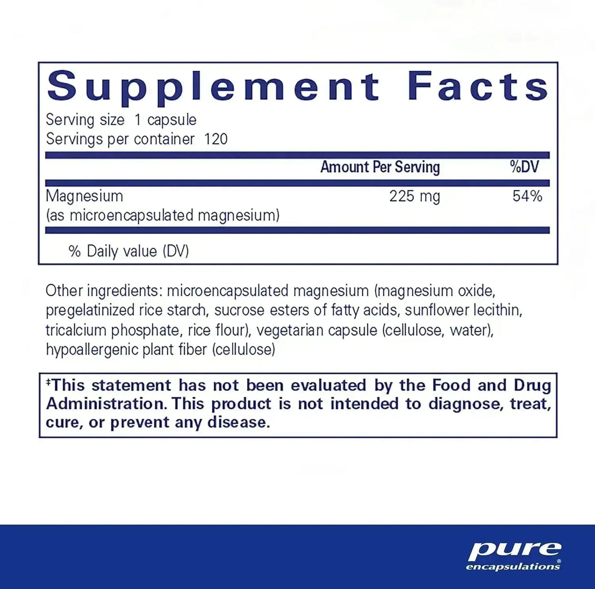 PURE ENCAPSULATIONS - Pure Encapsulations UltraMag Magnesium 120 Capsulas - The Red Vitamin MX - Suplementos Alimenticios - {{ shop.shopifyCountryName }}