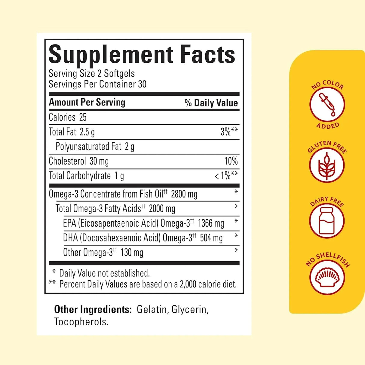 NATURE MADE - Nature Made Extra Strength Omega 3 Fish Oil 2800Mg. 60 Capsulas Blandas - The Red Vitamin MX - Suplementos Alimenticios - {{ shop.shopifyCountryName }}