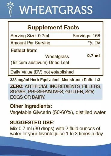 SECRETS OF THE TRIBE - Secrets of the Tribe Wheatgrass Alcohol-Free Liquid Extract 4 Fl.Oz. - The Red Vitamin MX - Suplementos Alimenticios - {{ shop.shopifyCountryName }}