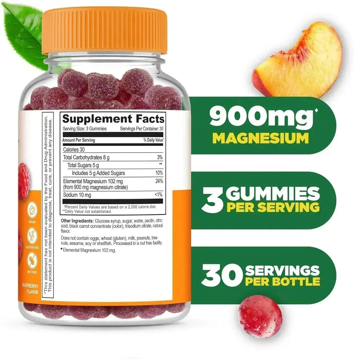 LIFEABLE - Lifeable Magnesium Gummies 900Mg. 90 Gomitas - The Red Vitamin MX - Suplementos Alimenticios - {{ shop.shopifyCountryName }}