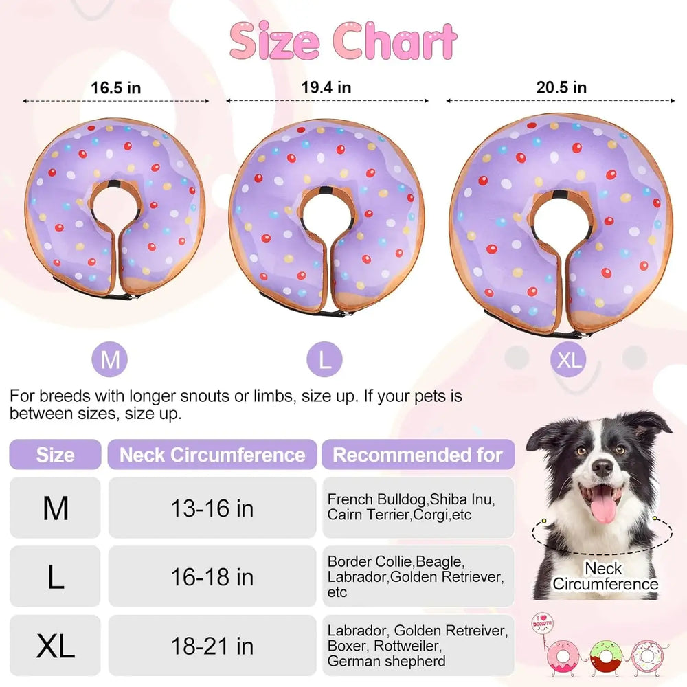 BEAUTYZOO - BEAUTYZOO Inflatable Donut Collar PURPLE MEDIUM - The Red Vitamin MX - Collares y Conos De Recuperación Para Perros - {{ shop.shopifyCountryName }}