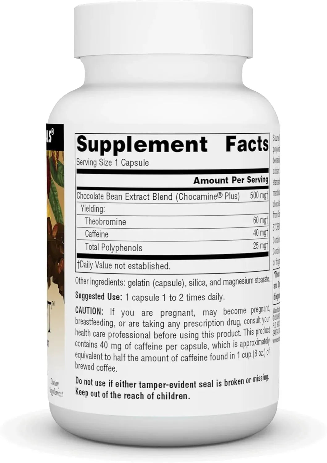 SOURCE NATURALS - Source Naturals ChocoLift 500Mg. Chocamine Plus Cocoa Extract 60 Capsulas - The Red Vitamin MX - Suplementos Alimenticios - {{ shop.shopifyCountryName }}