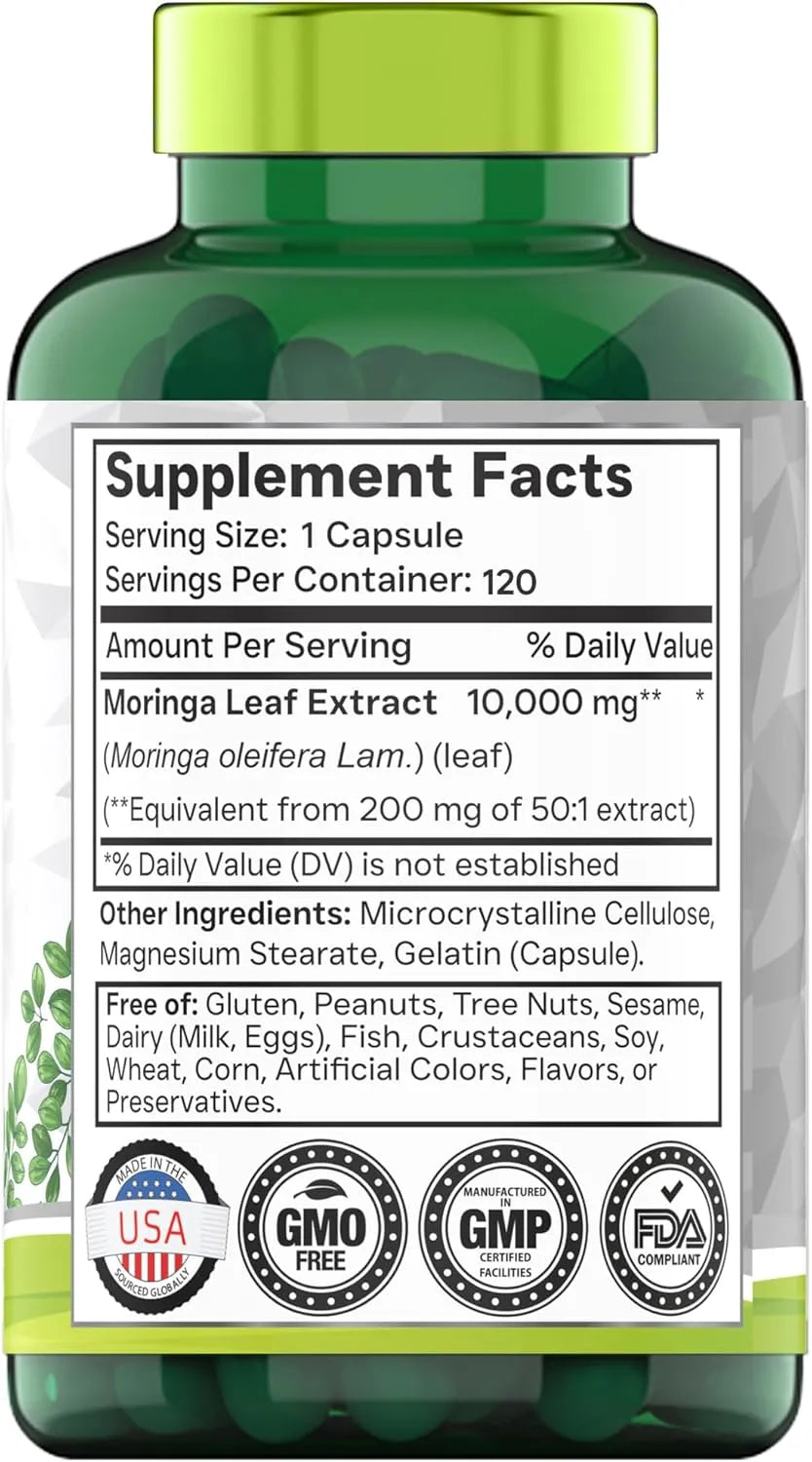 TNTVITAMINS - tnvitamins Moringa 10,000Mg. 120 Capsulas - The Red Vitamin MX - Suplementos Alimenticios - {{ shop.shopifyCountryName }}