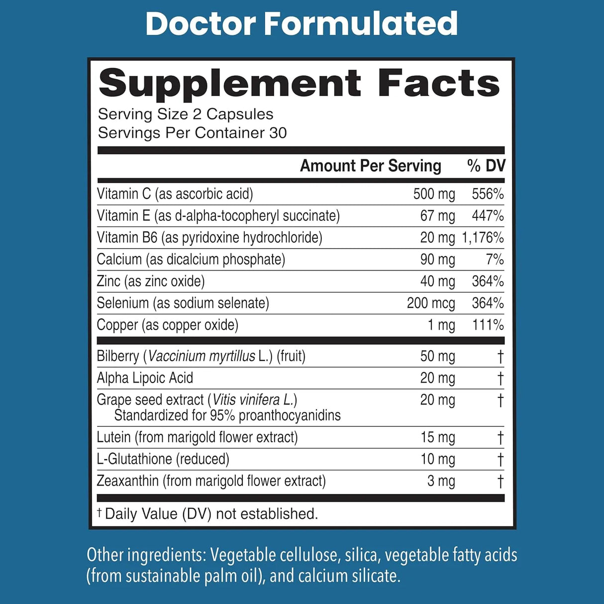 DR. KRAWITZ - Dr. Krawitz Macular Support with Lutein, Zeaxanthin Zinc 60 Capsulas - The Red Vitamin MX - Suplementos Alimenticios - {{ shop.shopifyCountryName }}