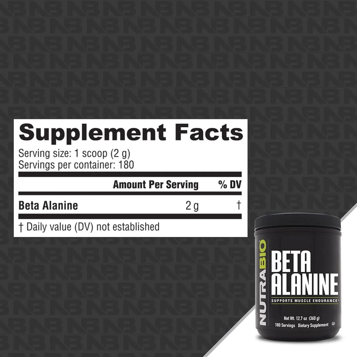 NUTRABIO - NutraBio Beta Alanine Pre-Workout Powder 360Gr. - The Red Vitamin MX - Suplementos Alimenticios - {{ shop.shopifyCountryName }}