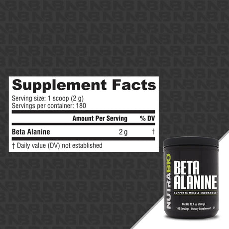 NUTRABIO - NutraBio Beta Alanine Pre-Workout Powder 360Gr. - The Red Vitamin MX - Suplementos Alimenticios - {{ shop.shopifyCountryName }}