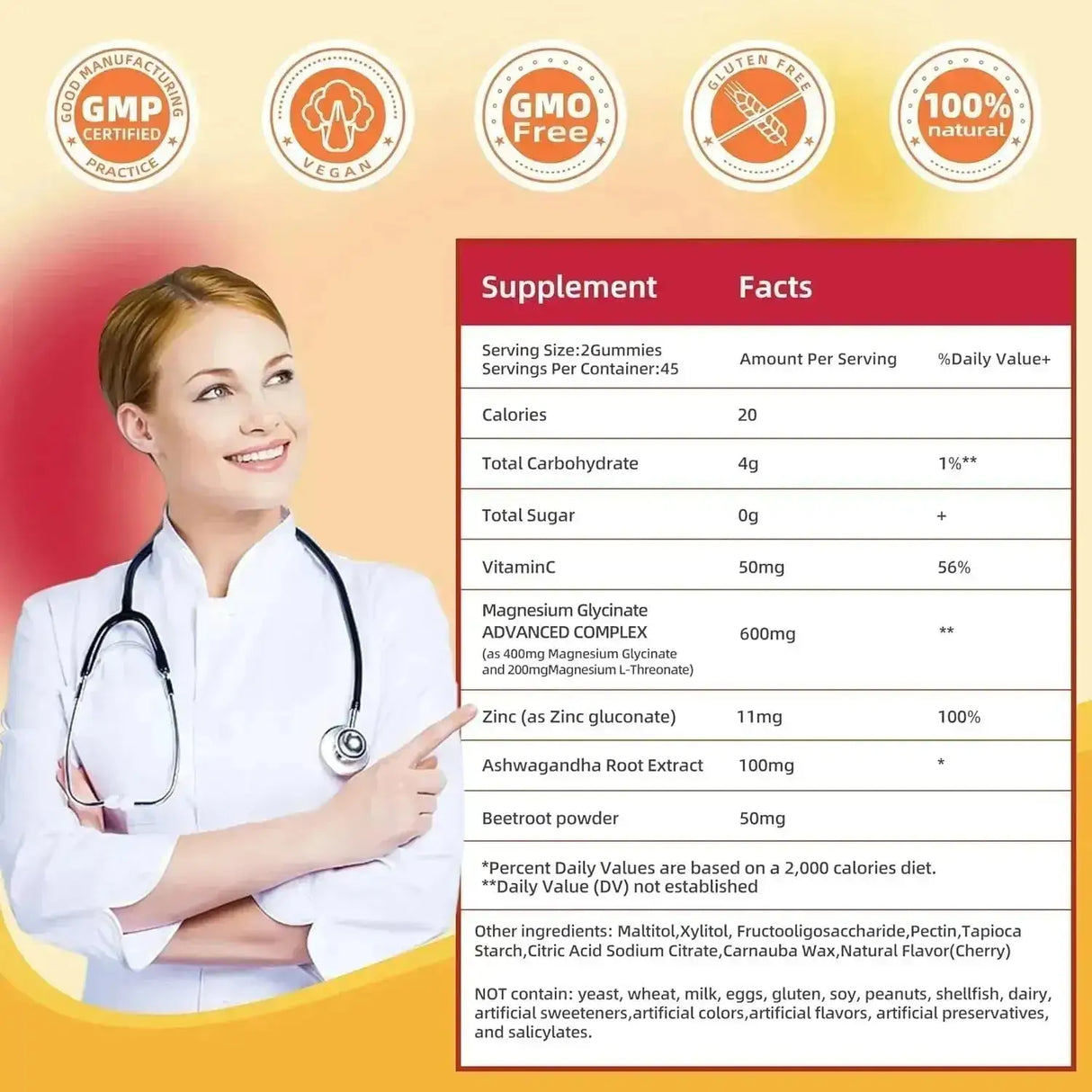 DREAVIO - DREAVIO Magnesium Glycinate Gummies 400Mg. Orange 90 Gomitas - The Red Vitamin MX - Suplementos Alimenticios - {{ shop.shopifyCountryName }}