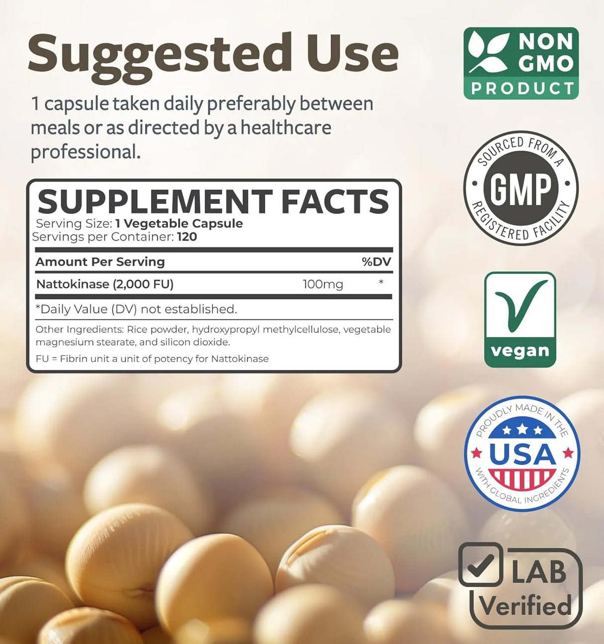 HEALTHS HARMONY - Healths Harmony Nattokinase 2000 FU 120 Capsulas - The Red Vitamin MX - Suplementos Alimenticios - {{ shop.shopifyCountryName }}