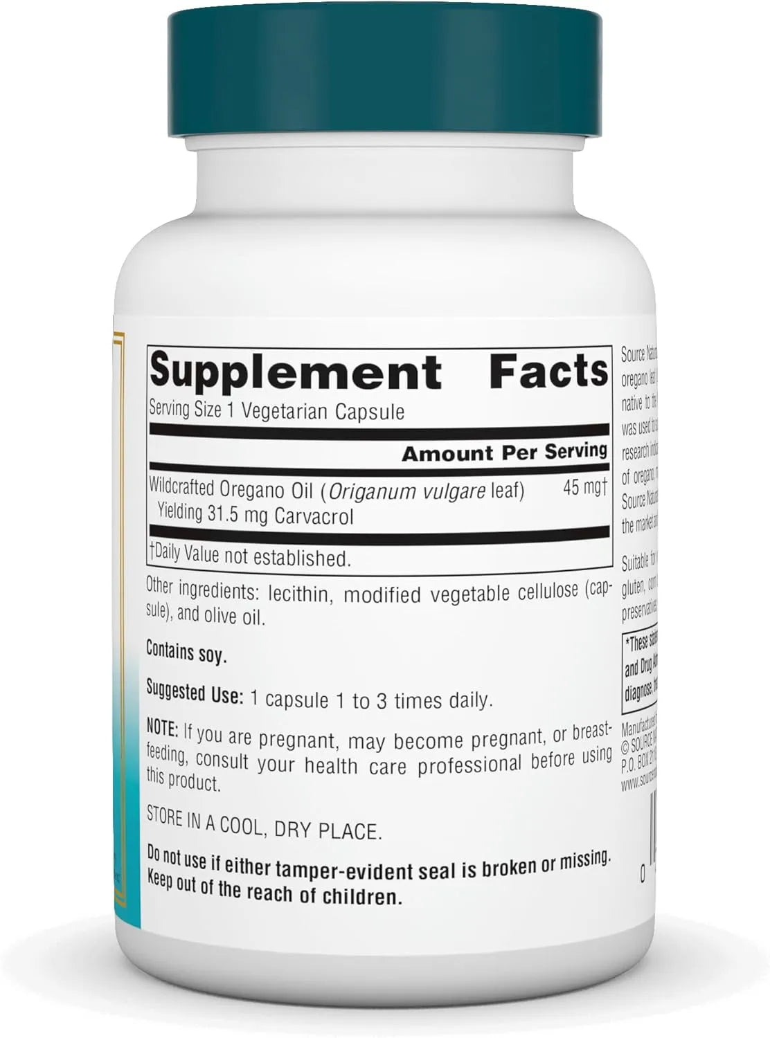 SOURCE NATURALS - Source Naturals Wellness Oil of Oregano 60 Capsulas - The Red Vitamin MX - Suplementos Alimenticios - {{ shop.shopifyCountryName }}