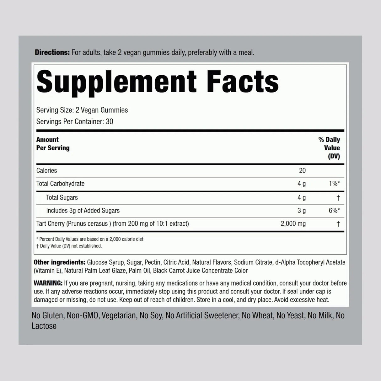 PIPING ROCK - Piping Rock Tart Cherry Gummies 60 Gomitas - The Red Vitamin MX - Suplementos Alimenticios - {{ shop.shopifyCountryName }}