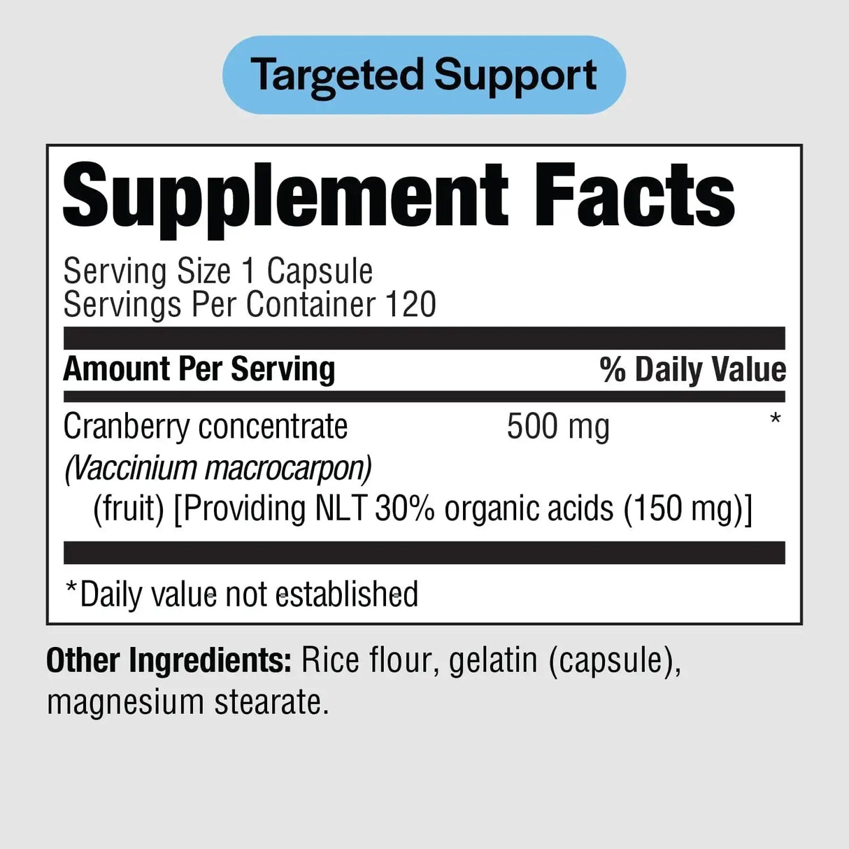 PUREFORMULAS - PureFormulas Cranberry 500Mg. 120 Capsulas - The Red Vitamin MX - Suplementos Alimenticios - {{ shop.shopifyCountryName }}