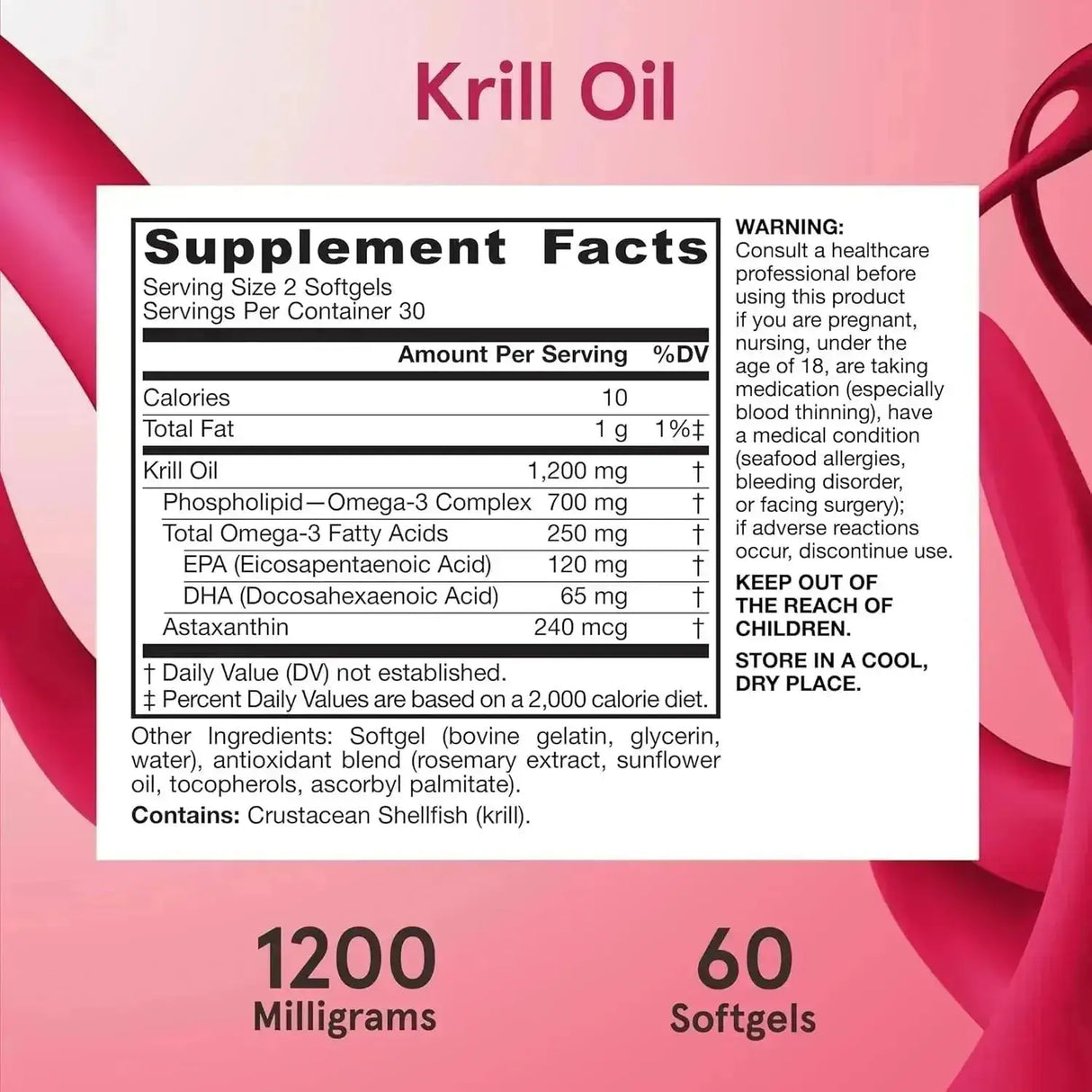 JARROW FORMULAS - Jarrow Formulas Krill Oil 60 Capsulas Blandas - The Red Vitamin MX - Suplementos Alimenticios - {{ shop.shopifyCountryName }}