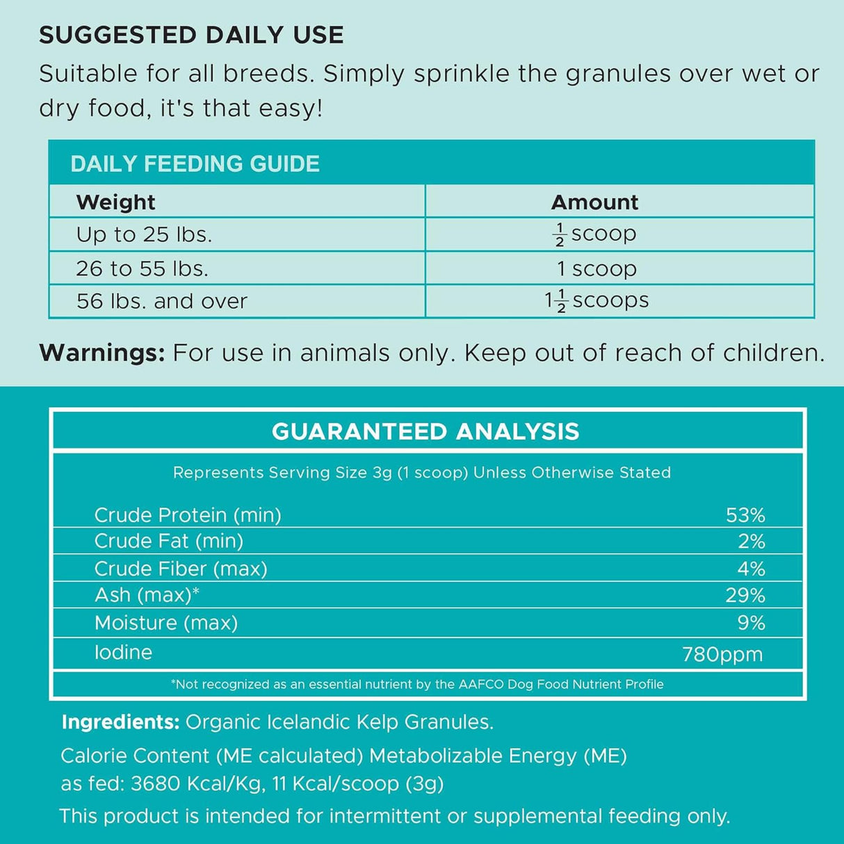 CHEW + HEAL - Chew + Heal Labs Kelp Supplement for Dogs 4 Oz. - The Red Vitamin MX - Suplementos Herbales Para Perros - {{ shop.shopifyCountryName }}