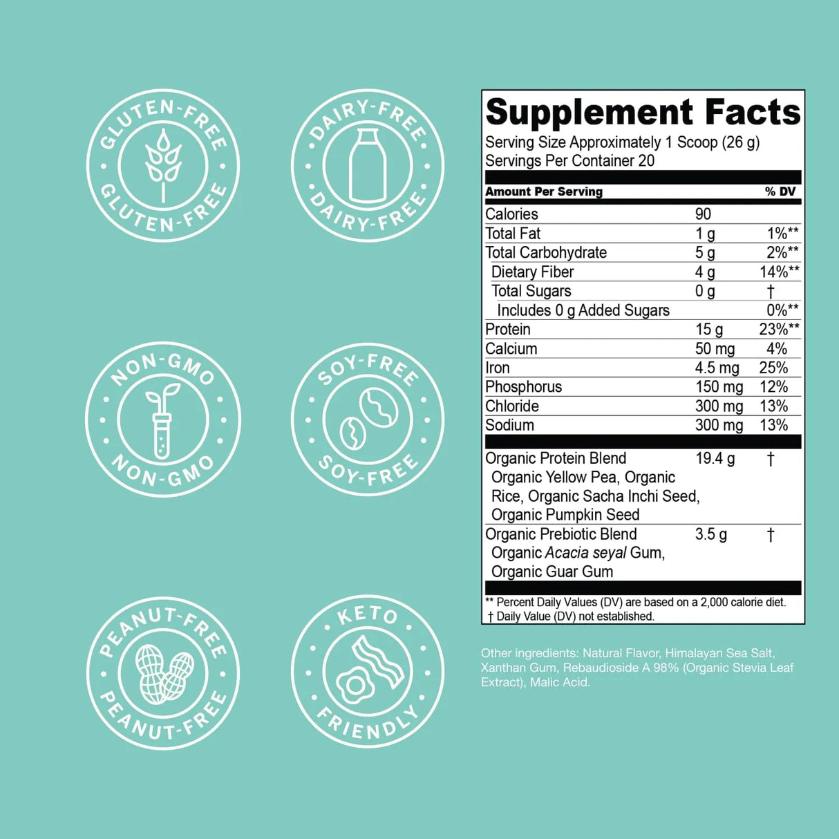 LIVE CONSCIOUS - Live Conscious Vegan Pea Protein Powder Vanilla Dream Flavor 520Gr. - The Red Vitamin MX - Suplementos Alimenticios - {{ shop.shopifyCountryName }}