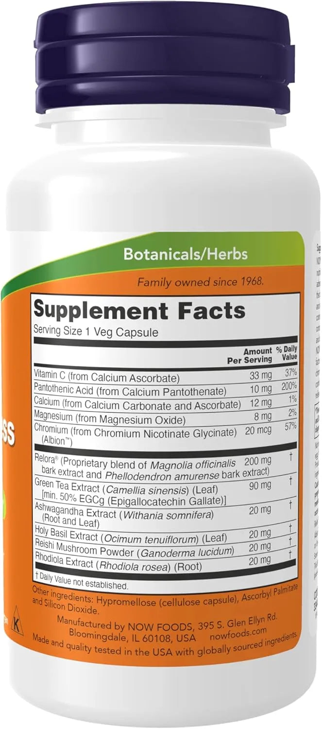 NOW SUPPLEMENTS - NOW Foods Supplements Adrenal Stress Support 90 Capsulas - The Red Vitamin MX - Suplementos Alimenticios - {{ shop.shopifyCountryName }}