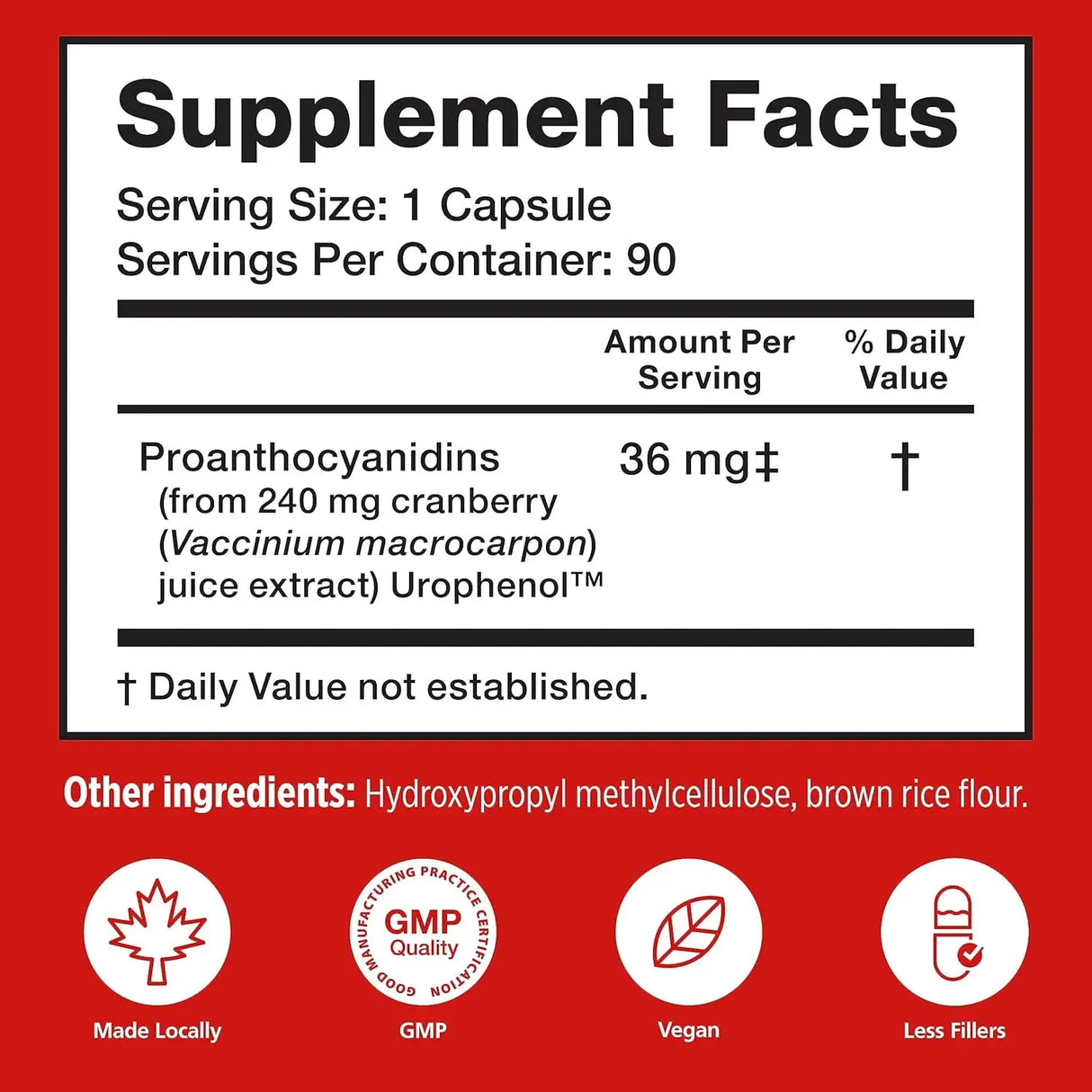 UTIVA - Utiva Cranberry PACs 90 Capsulas - The Red Vitamin MX - Suplementos Alimenticios - {{ shop.shopifyCountryName }}