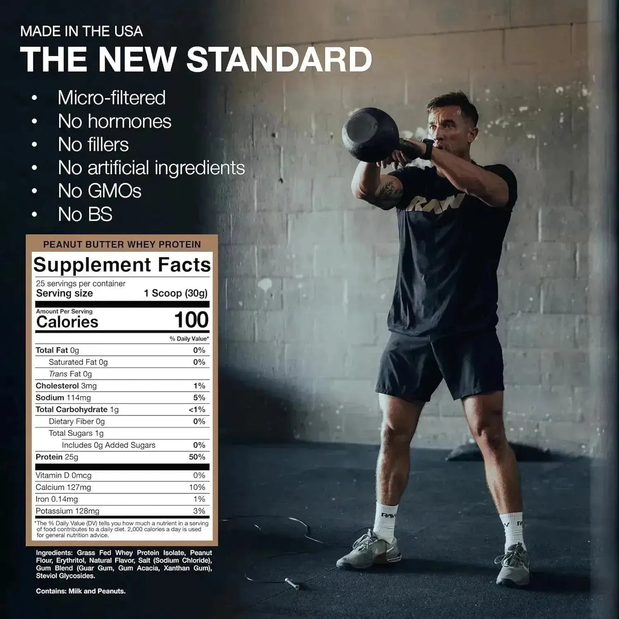 RAW - RAW Whey Isolate Protein Powder Peanut Butter 25 Servicios 900Gr. - The Red Vitamin MX - Suplementos Alimenticios - {{ shop.shopifyCountryName }}