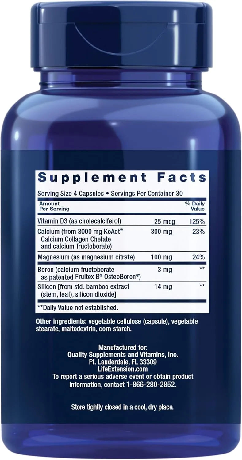 LIFE EXTENSION - Life Extension Bone Strength Collagen Formula 120 Capsulas - The Red Vitamin MX - Suplementos Alimenticios - {{ shop.shopifyCountryName }}