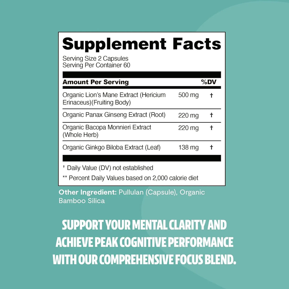 FRESHCAP - FreshCap 4-in-1 Focus with Lions Mane Extract and Ginseng 120 Capsulas - The Red Vitamin MX - Suplementos Alimenticios - {{ shop.shopifyCountryName }}