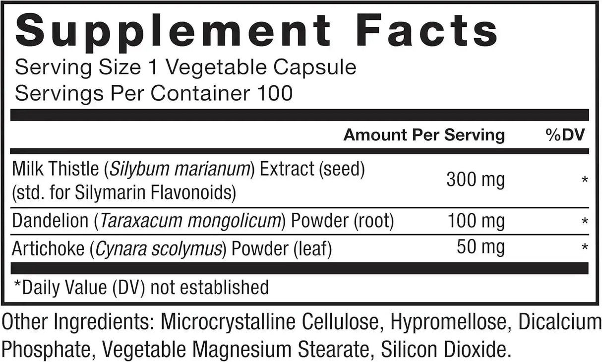 FORCE FACTOR - FORCE FACTOR Milk Thistle Liver Support Formula 100 Capsulas - The Red Vitamin MX - Suplementos Alimenticios - {{ shop.shopifyCountryName }}