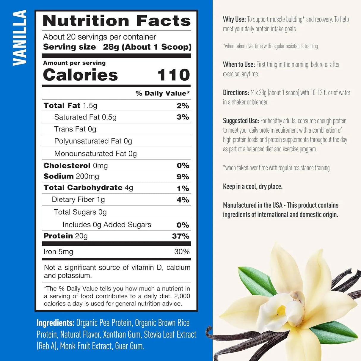 ISOPURE - Isopure Plant-Based Protein Powder 20g 20 Servicios Vanilla 560Gr. - The Red Vitamin MX - Suplementos Alimenticios - {{ shop.shopifyCountryName }}