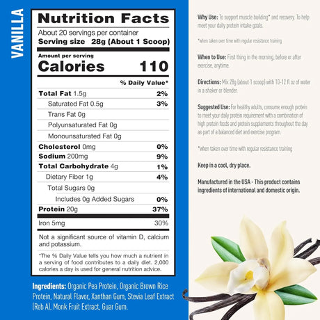 ISOPURE - Isopure Plant-Based Protein Powder 20g 20 Servicios Vanilla 560Gr. - The Red Vitamin MX - Suplementos Alimenticios - {{ shop.shopifyCountryName }}