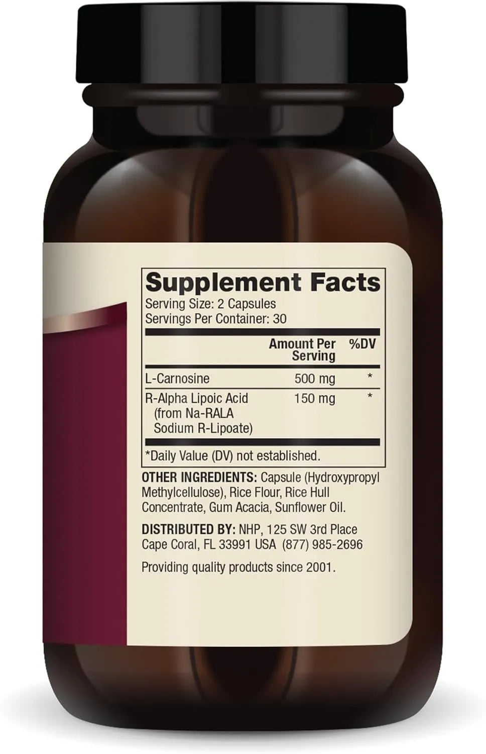 DR MERCOLA - Dr. Mercola L-Carnosine with R-ALA 500Mg. 60 Capsulas - The Red Vitamin MX - Suplementos Alimenticios - {{ shop.shopifyCountryName }}