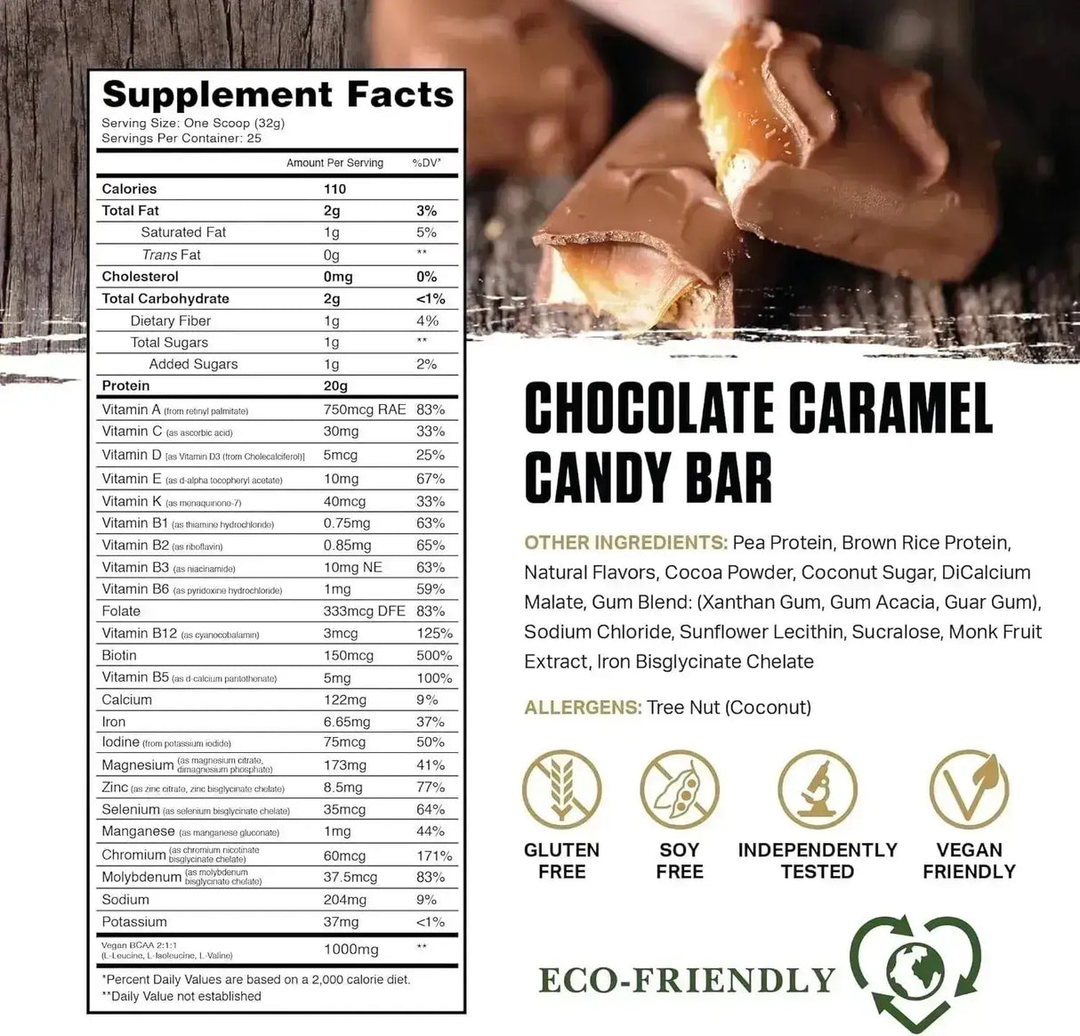 AMBROSIA - Ambrosia Planta Premium Organic Plant-Based Protein 25 Servicios Candy Bar 800Gr. - The Red Vitamin MX - Suplementos Alimenticios - {{ shop.shopifyCountryName }}