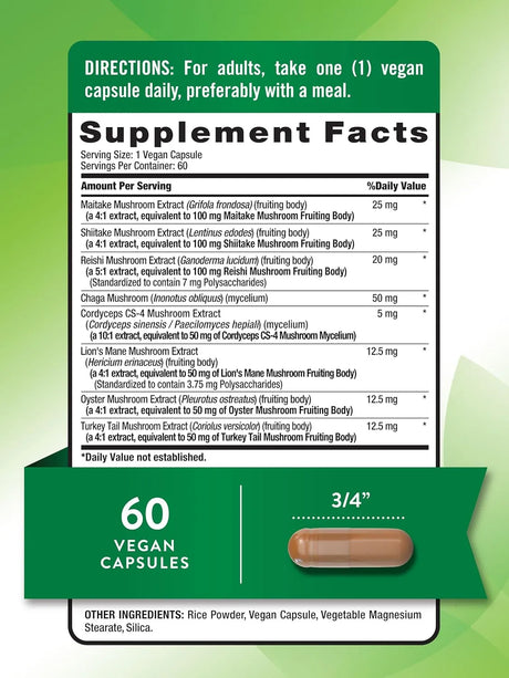 NATURE'S TRUTH - Nature's Truth Mushroom Complex 60 Capsulas - The Red Vitamin MX - Suplementos Alimenticios - {{ shop.shopifyCountryName }}