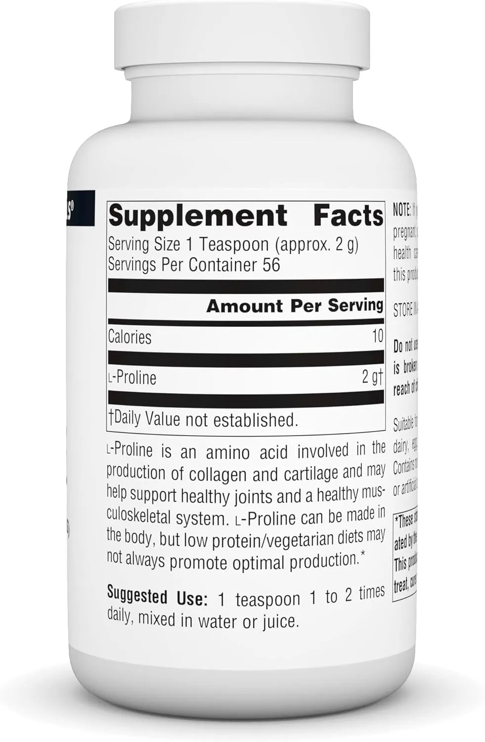 SOURCE NATURALS - Source Naturals L-Proline Powder 113Gr. - The Red Vitamin MX - Suplementos Alimenticios - {{ shop.shopifyCountryName }}