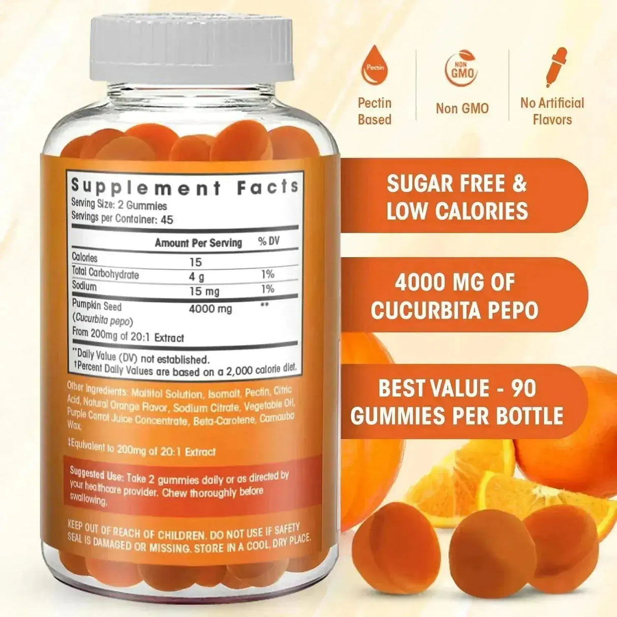 FLAMINGO SUPPLEMENTS - Flamingo Supplements Pumpkin Seed Oil Gummies 4000Mg. 90 Gomitas - The Red Vitamin MX - Suplementos Alimenticios - {{ shop.shopifyCountryName }}