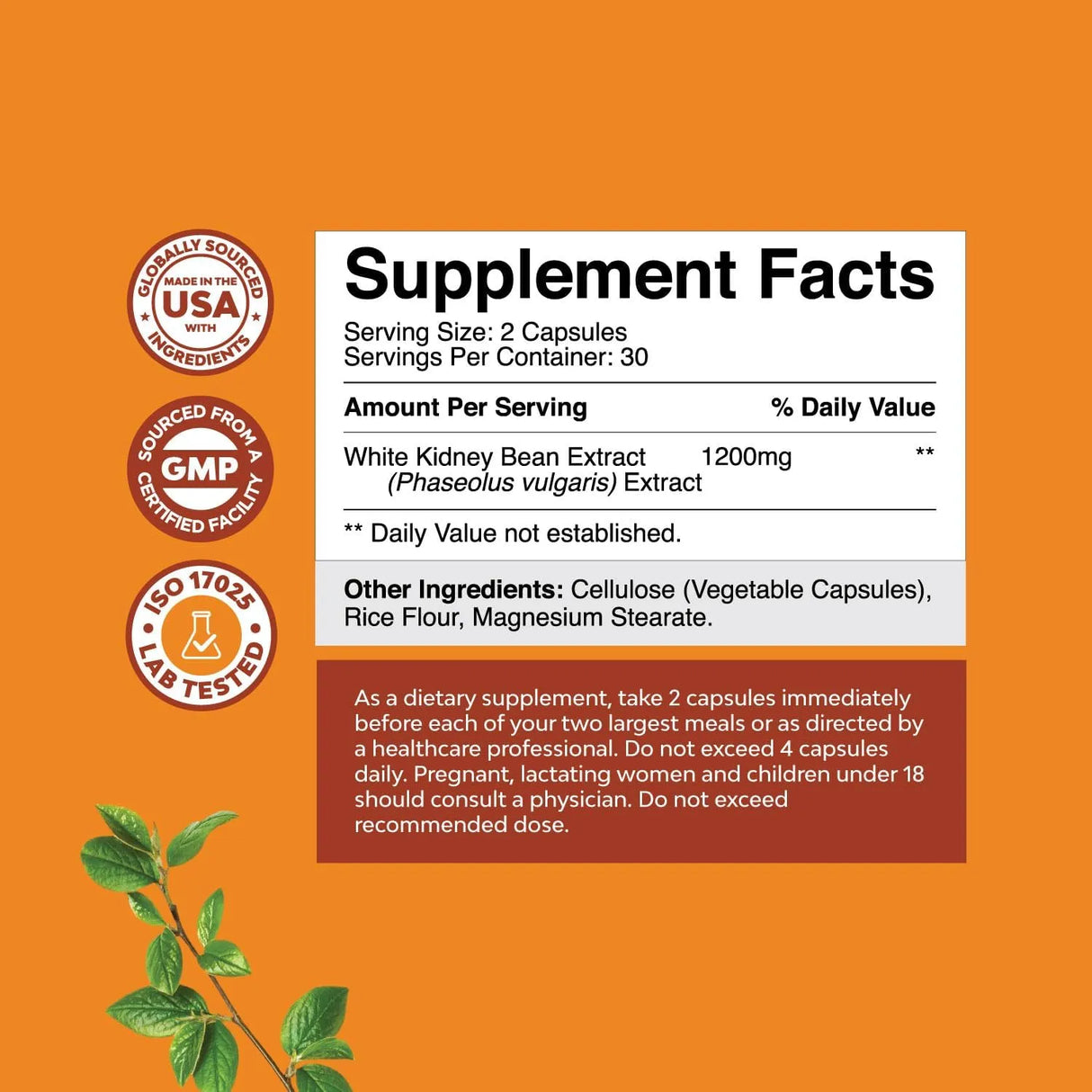 NATURES CRAFT - Natures Craft Natural White Kidney Bean Extract 60 Capsulas - The Red Vitamin MX - Suplementos Alimenticios - {{ shop.shopifyCountryName }}