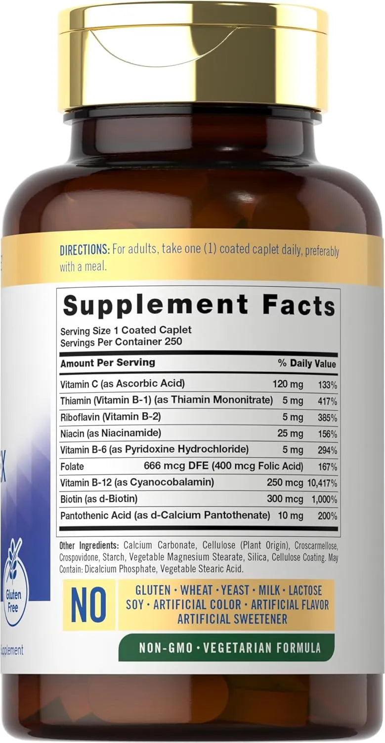 CARLYLE - Carlyle Vitamin B Complex Plus Vitamin C 250 Tabletas - The Red Vitamin MX - Suplementos Alimenticios - {{ shop.shopifyCountryName }}