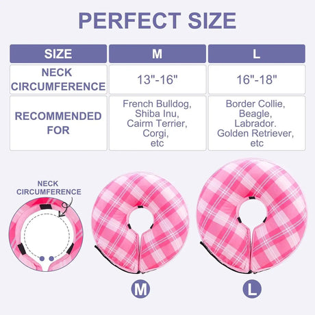 BEAUTYZOO - BEAUTYZOO Inflatable Donut Collar PINK LARGE - The Red Vitamin MX - Collares y Conos De Recuperación Para Perros - {{ shop.shopifyCountryName }}