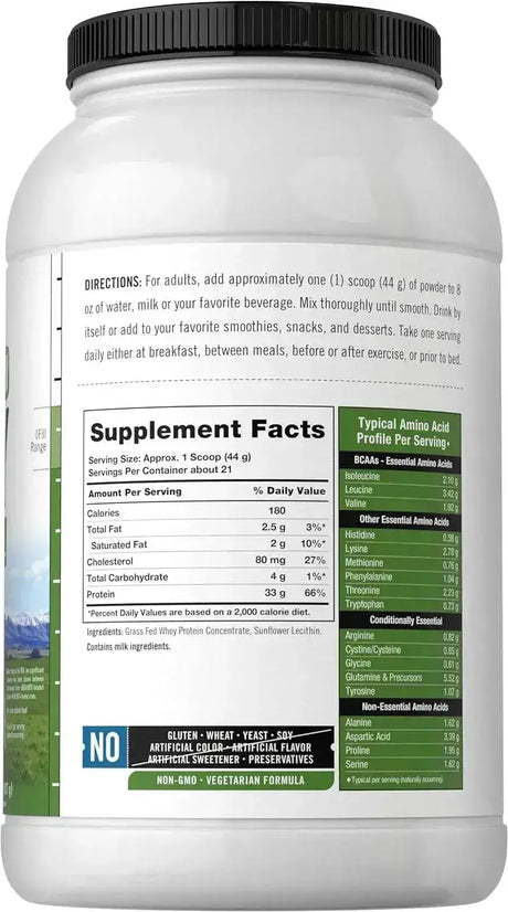 CARLYLE - Carlyle Grass Fed Whey Protein Powder 907Gr. - The Red Vitamin MX - Suplementos Alimenticios - {{ shop.shopifyCountryName }}