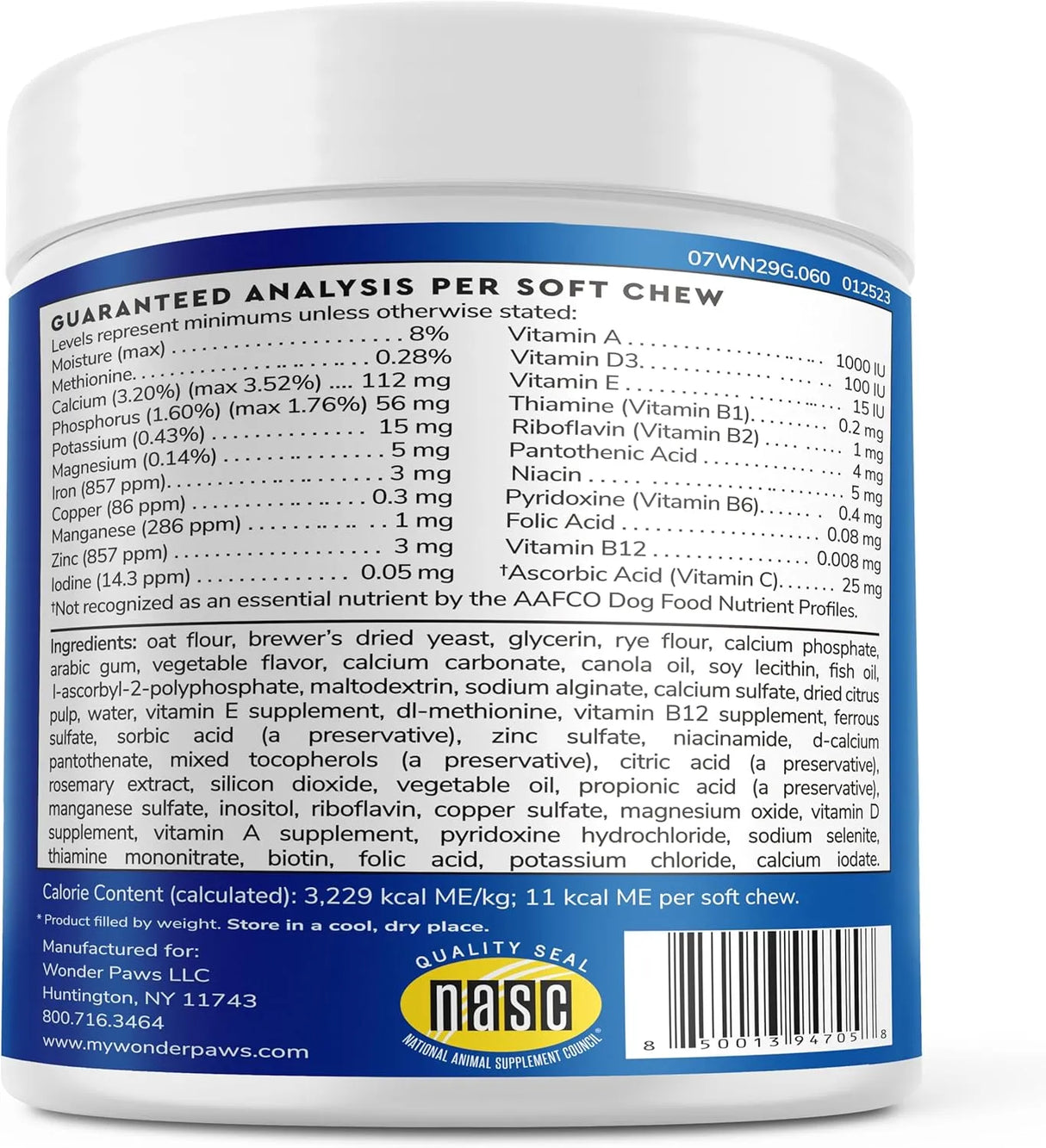 WONDER PAWS - WONDER PAWS Premium Multivitamin for Dogs 60 Masticables - The Red Vitamin MX - Multivitamínicos Para Perros - {{ shop.shopifyCountryName }}